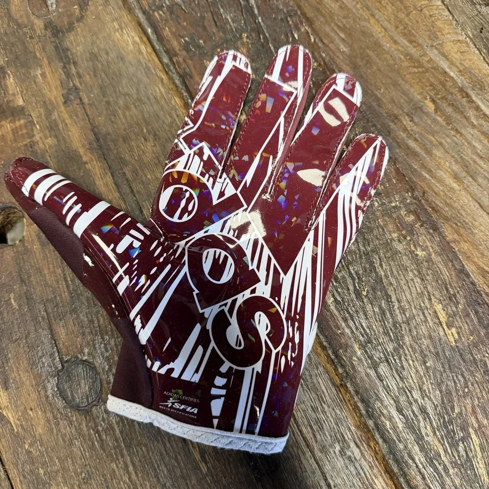 Adidas Mississippi State College Football Single Left Glove Team Issued 2XL